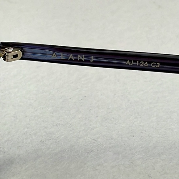 NWT Alan J Glasses AJ-126 with Case and Lens Cloth - Picture 7 of 10